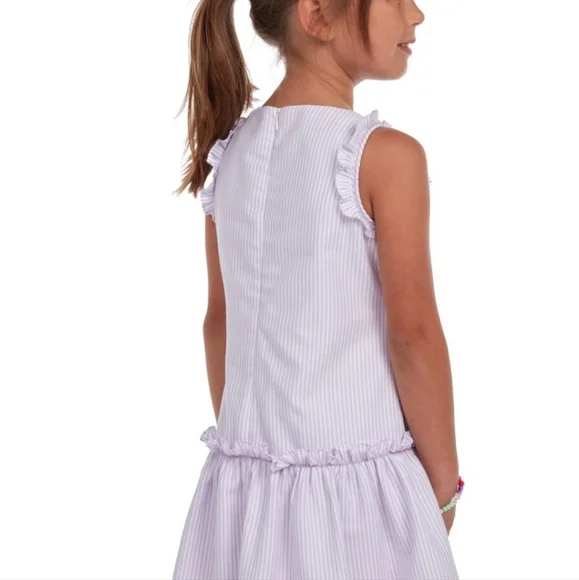 green emerald velvet dress SSYS Lainey Lattice Everyday Puff Sleeve Drop Waist Dress In Lavender